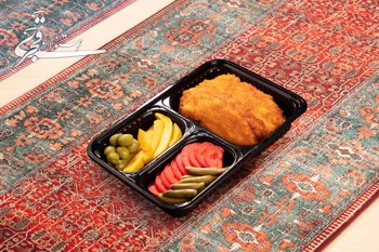 خوراک شنیسل فیله مرغ