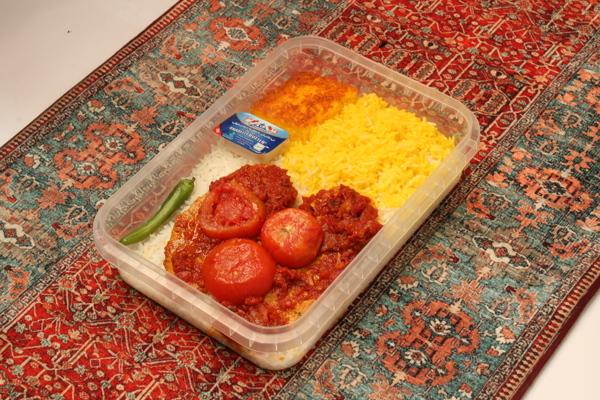 جوجه تابه ای با چلو
