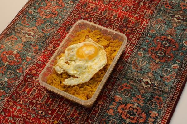 دمي پختک با تخم مرغ تک وعده